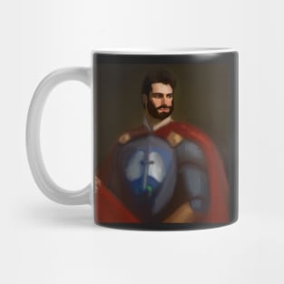 Rosary Boxer as a Knight Mug